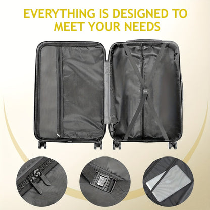 Luggage Set – 3 Piece, 28 Inch, Hardshell, TSA Lock – detail view 14