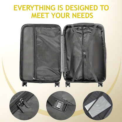 Luggage Set – 3 Piece, 28 Inch, Hardshell, TSA Lock – detail view 4