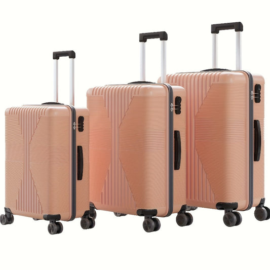 Luggage Set – 3 Piece, 28 Inch, Hardshell, Spinner Wheels – front view
