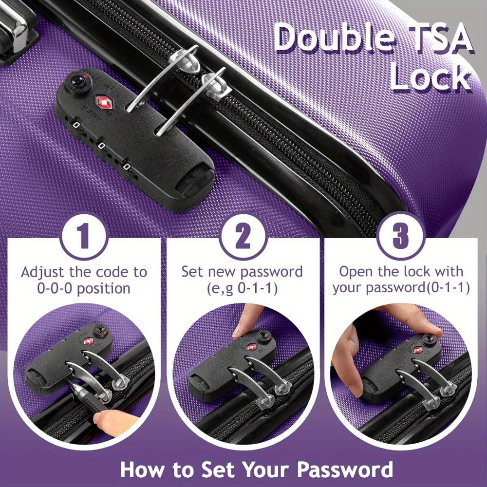 Luggage Set – 3 Piece, 28 Inch, Spinner Wheels, for Travel – detail view 11