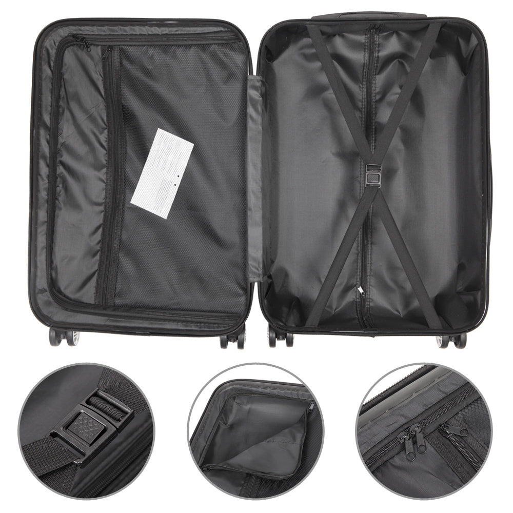 Luggage Set – 3 Piece, 28 Inch, ABS Hardshell, Spinner Wheels – detail view 22