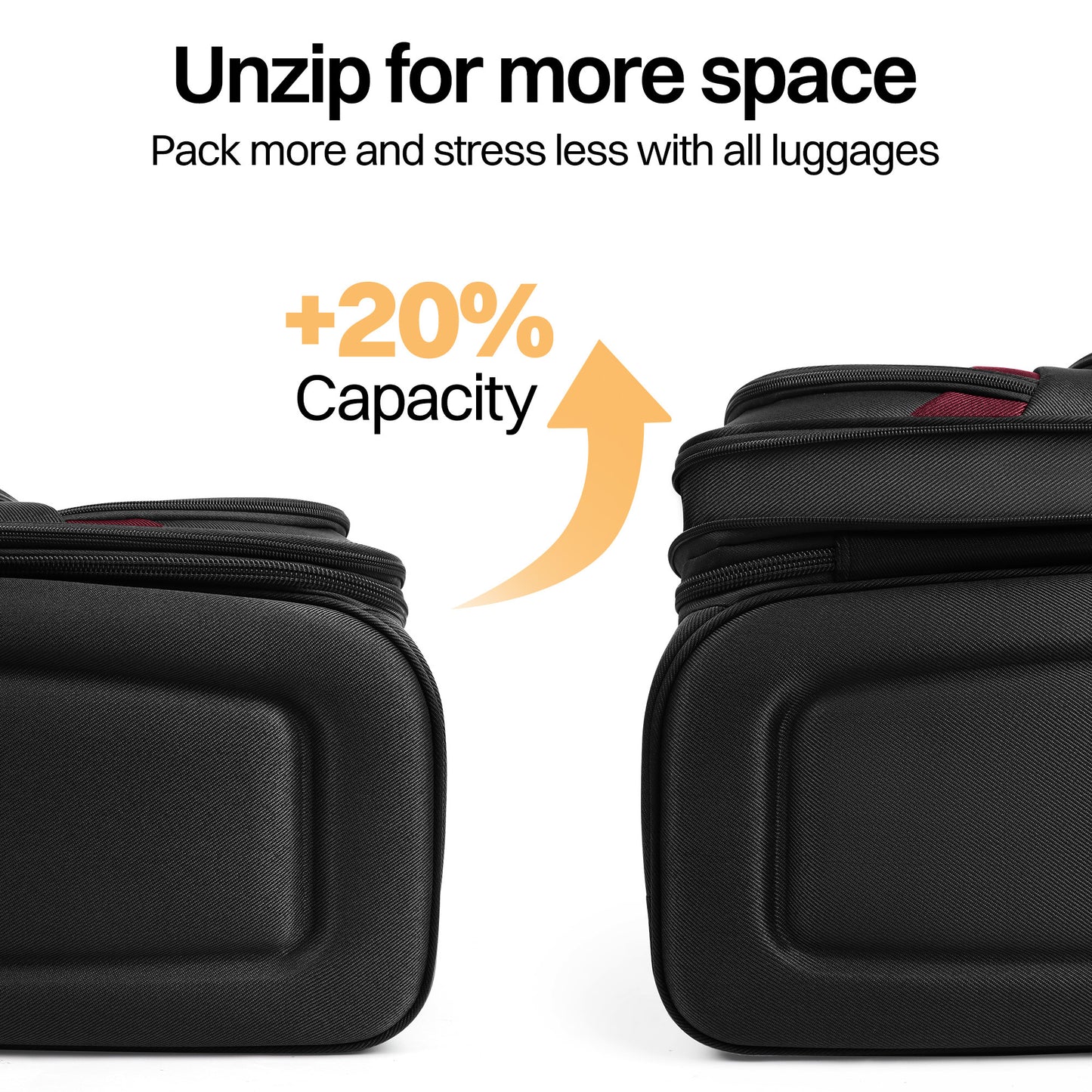 Luggage Set – 3 Piece, 34 Inch, Spinner Wheels, Combination Lock – detail view 30