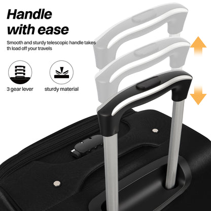 Luggage Set – 3 Piece, 34 Inch, Spinner Wheels, Combination Lock – detail view 31