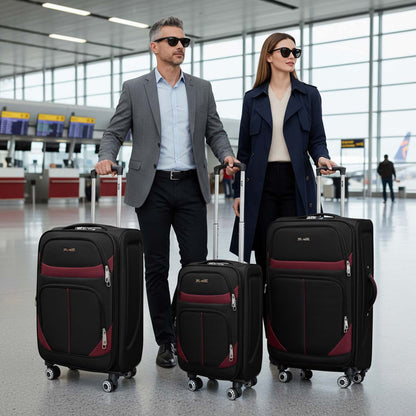 Luggage Set – 3 Piece, 34 Inch, Spinner Wheels, Combination Lock – detail view 38