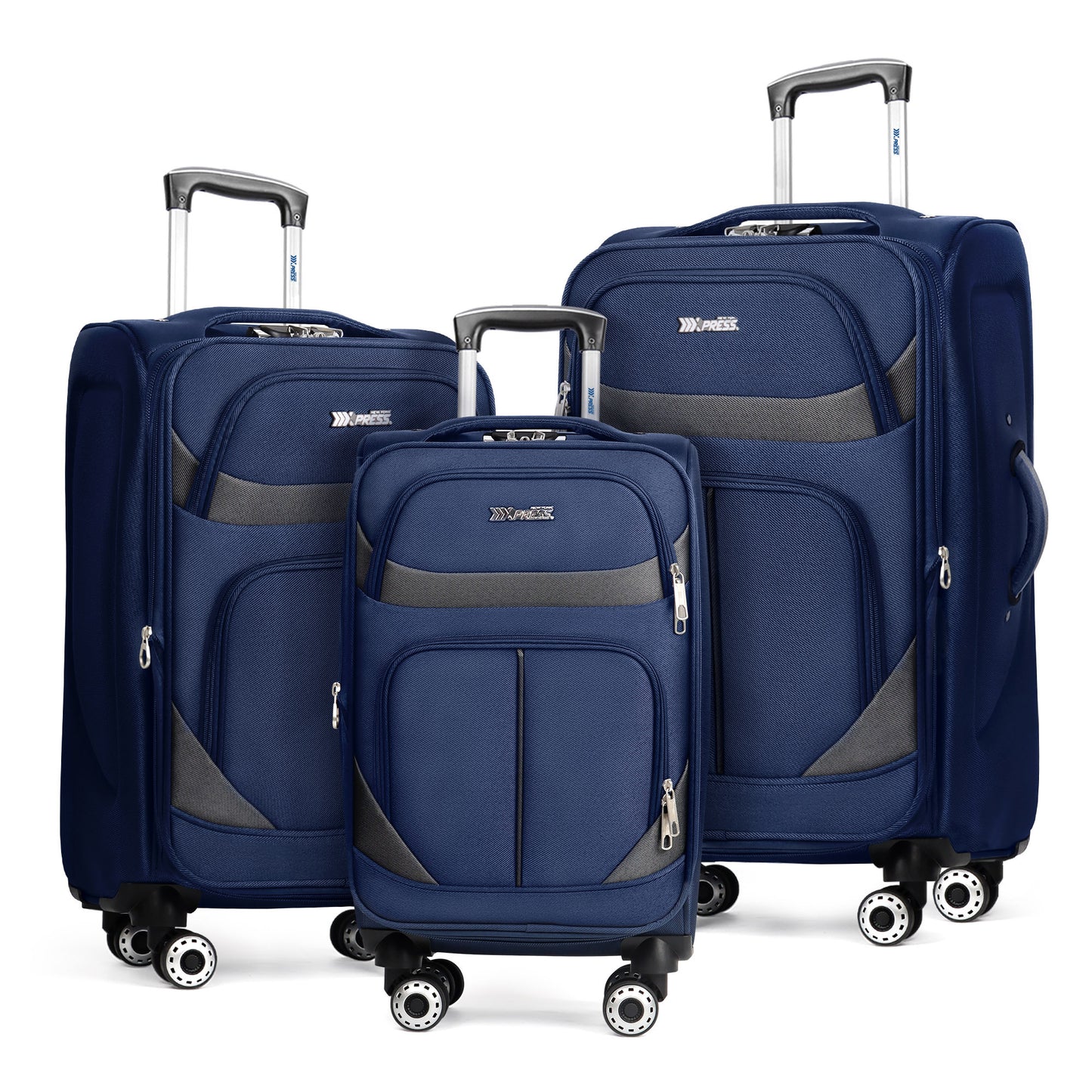 Luggage Set – 3 Piece, 34 Inch, Spinner Wheels, Combination Lock – detail view 48