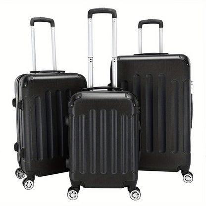 Luggage Set – 3-Piece, ABS Hardshell, TSA Lock, Spinner Wheels – detail view 4