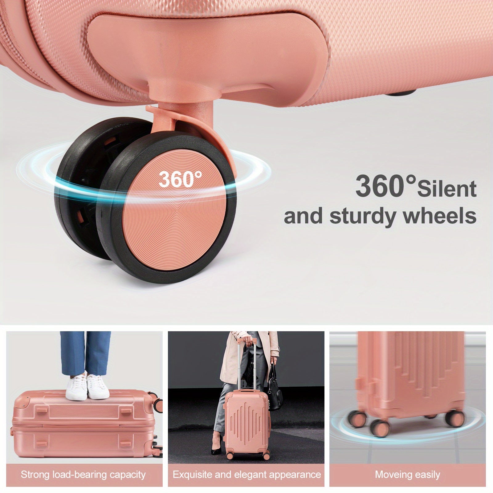 Luggage Set – 3-Piece, Hardshell, TSA Lock, Lightweight – detail view 17
