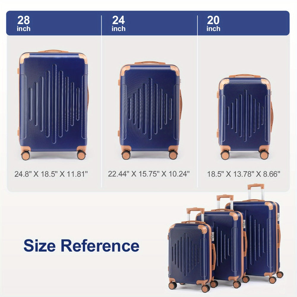 Luggage Set – 3-Piece, Spinner Wheels, TSA Lock, Expandable – detail view 23