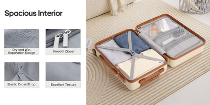Luggage Set – 3-Piece, TSA Lock, Lightweight, for Travel – detail view 14