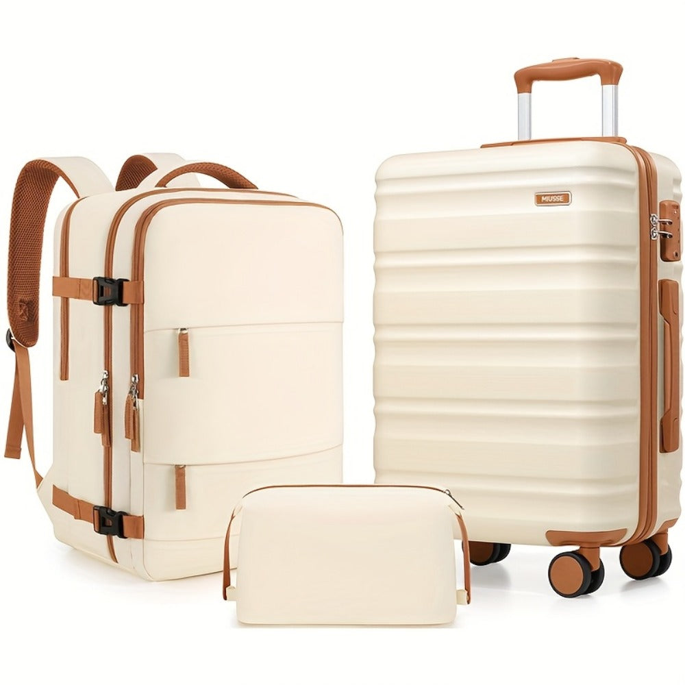 Luggage Set – 3-Piece, TSA Lock, Lightweight, for Travel – detail view 6