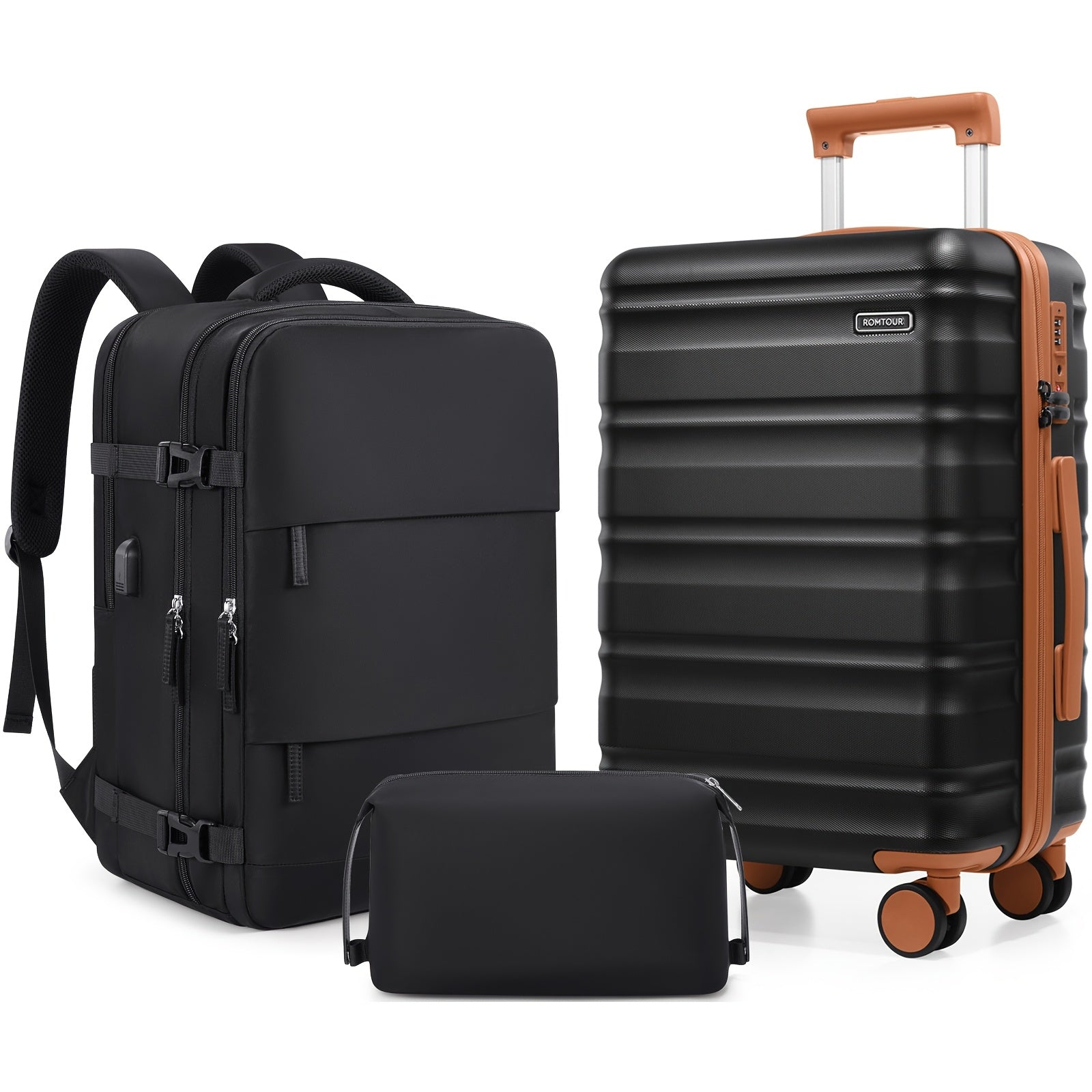 Luggage Set – 3-Piece, TSA Lock, Spinner Wheels, for Travel – detail view 18