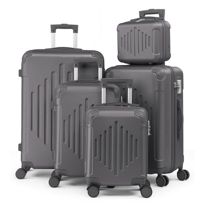 Luggage Set – 5 Piece, 28 Inch, Hardshell, TSA Lock – front view - product view 26