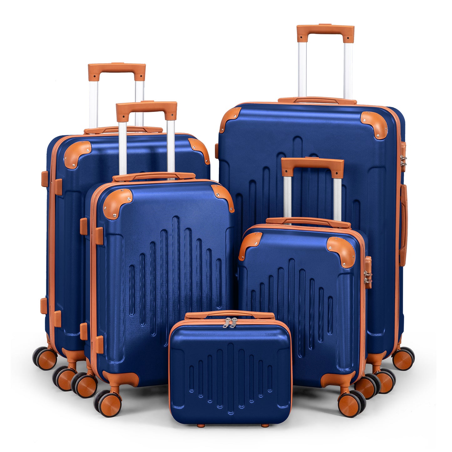 Luggage Set – 5 Piece, 28 Inch, Hardshell, Lightweight – front view