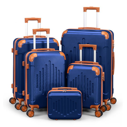 Luggage Set – 5 Piece, 28 Inch, Hardshell, Lightweight – front view