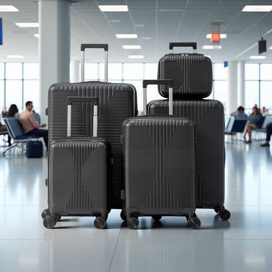 Luggage Set – 5 Piece, 28 Inch, Spinner Wheels, Lightweight – front view