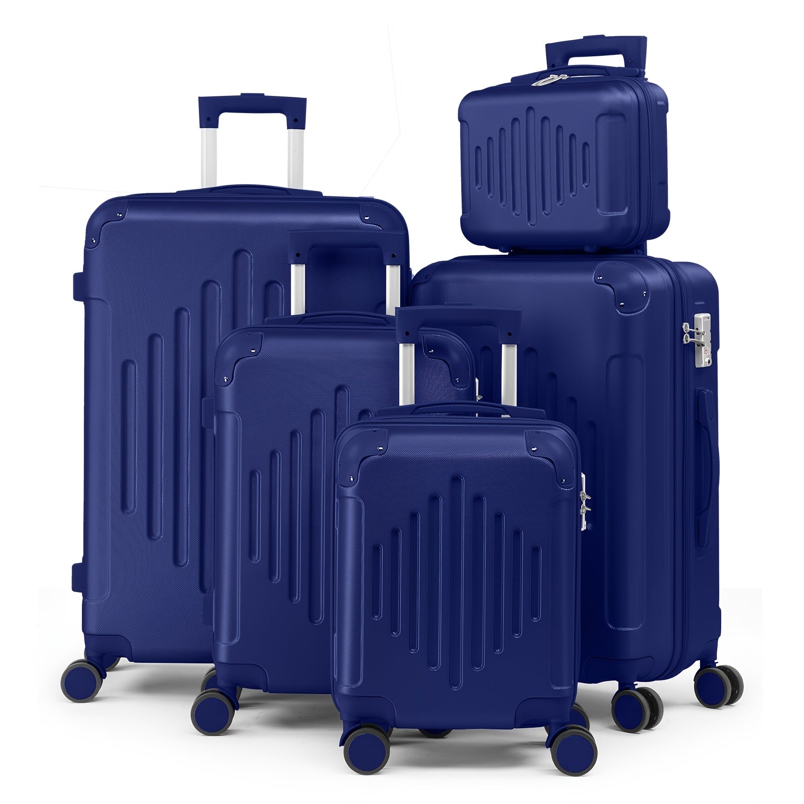 Luggage Set – 5 Piece, 28 Inch, Hardshell, TSA Lock – alternate view