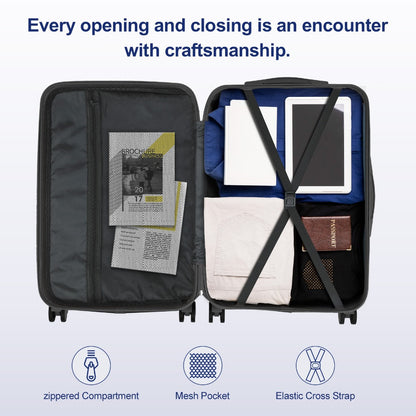 Luggage Set – 5 Piece, 28 Inch, Hardshell, TSA Lock – detail view 9
