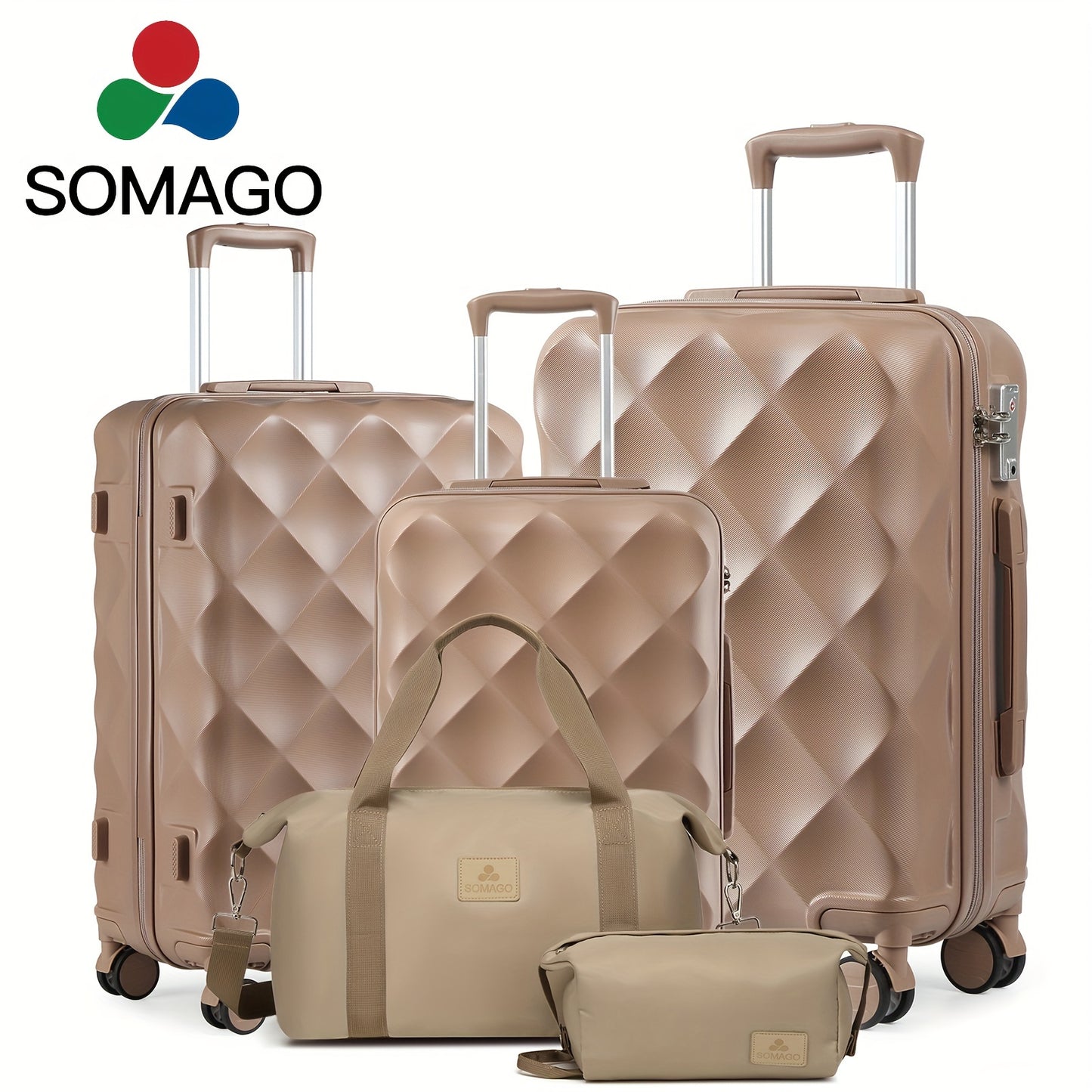 Luggage Set – 5-Piece, 28 Inch, TSA Lock, Spinner Wheels – alternate view