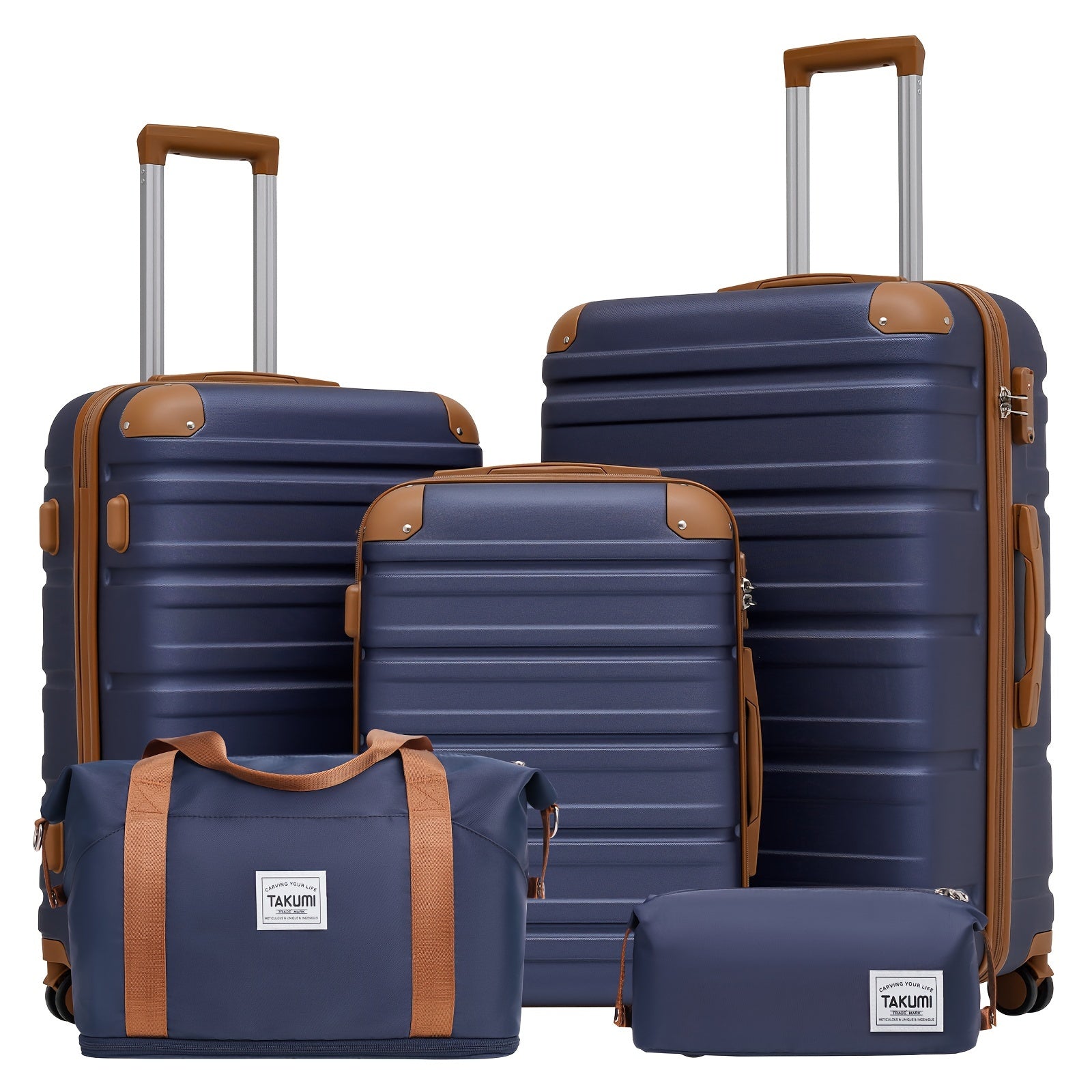Luggage Set – 5 Piece, 6 Colors, Hardshell, TSA Lock – detail view 29