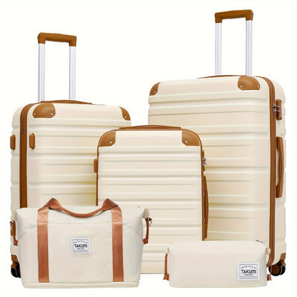 Luggage Set – 5 Piece, 6 Colors, Hardshell, TSA Lock – detail view 7
