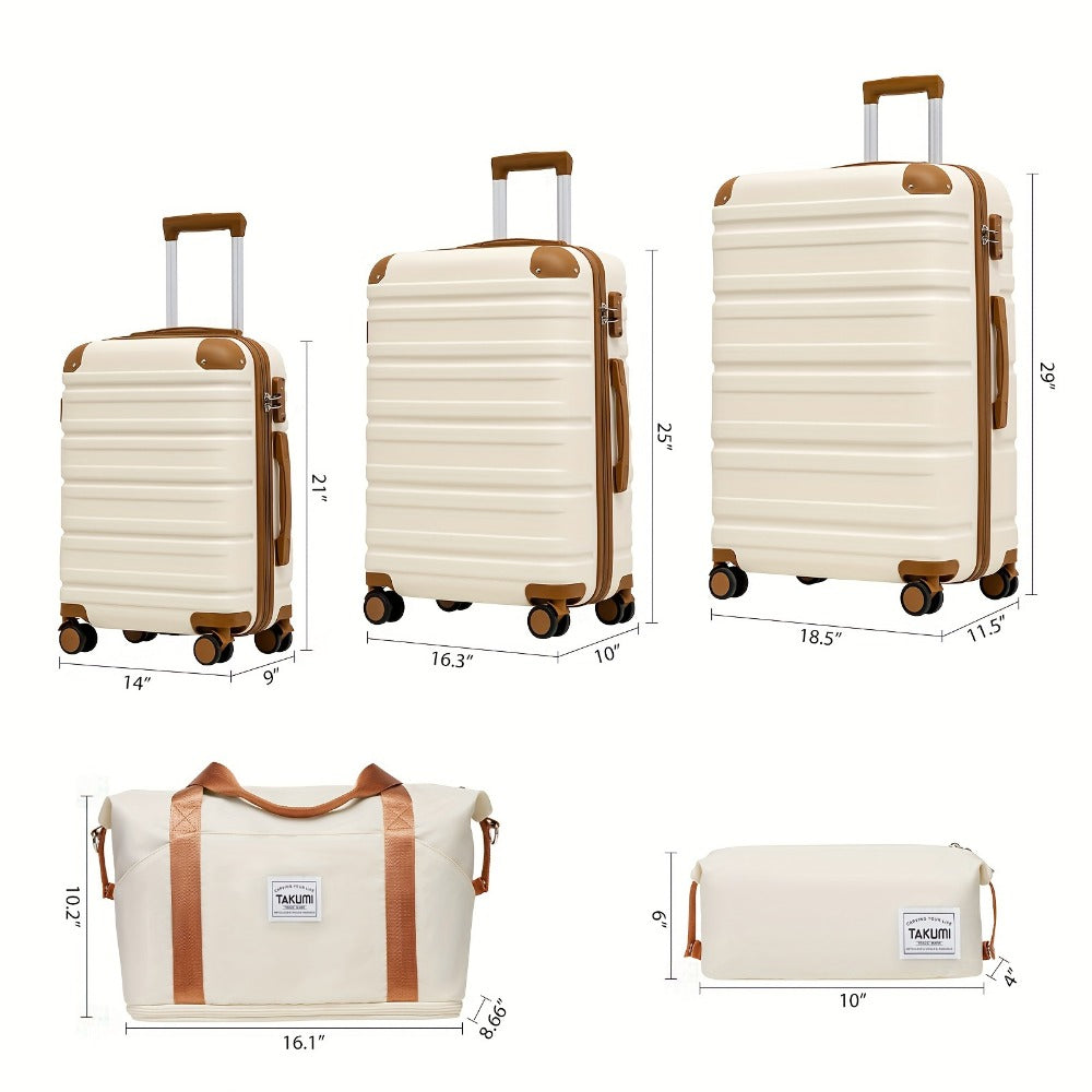 Luggage Set – 5 Piece, 6 Colors, Hardshell, TSA Lock – detail view 8
