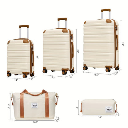 Luggage Set – 5 Piece, 6 Colors, Hardshell, TSA Lock – detail view 8