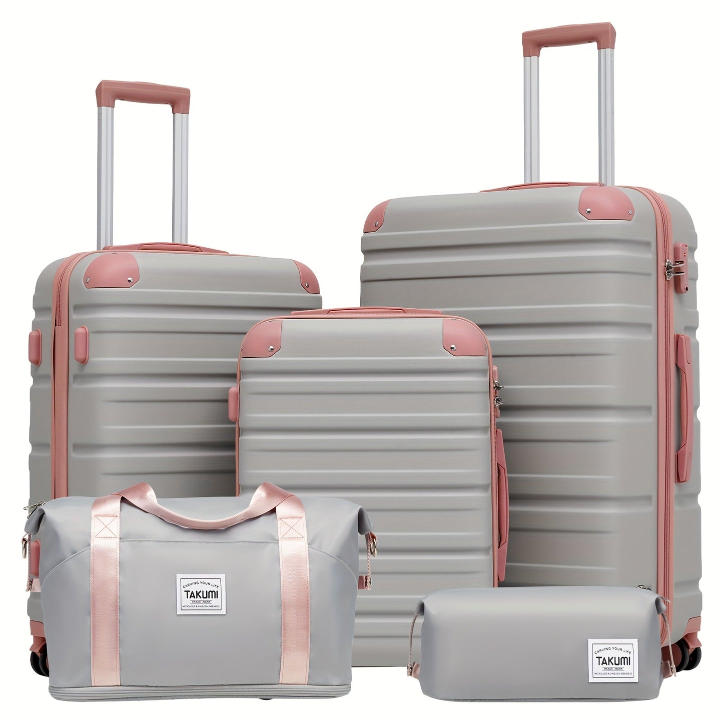 Luggage Set – 5 Piece, 6 Colors, Hardshell, TSA Lock – detail view 3