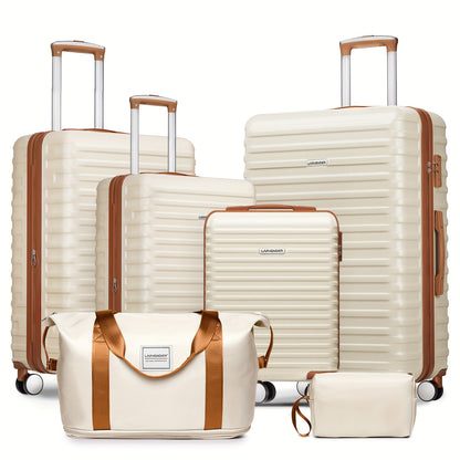 Luggage Set – 6 Piece, 28 Inch, TSA Lock, Expandable – detail view 22