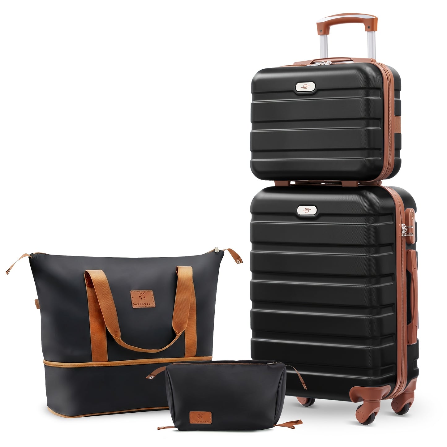 Luggage Set – Combination Lock, Spinner Wheels, for Travel – alternate view