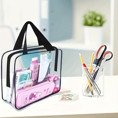 Travel Makeup Bag – 10 Piece, Clear, Transparent, Waterproof – detail view 9