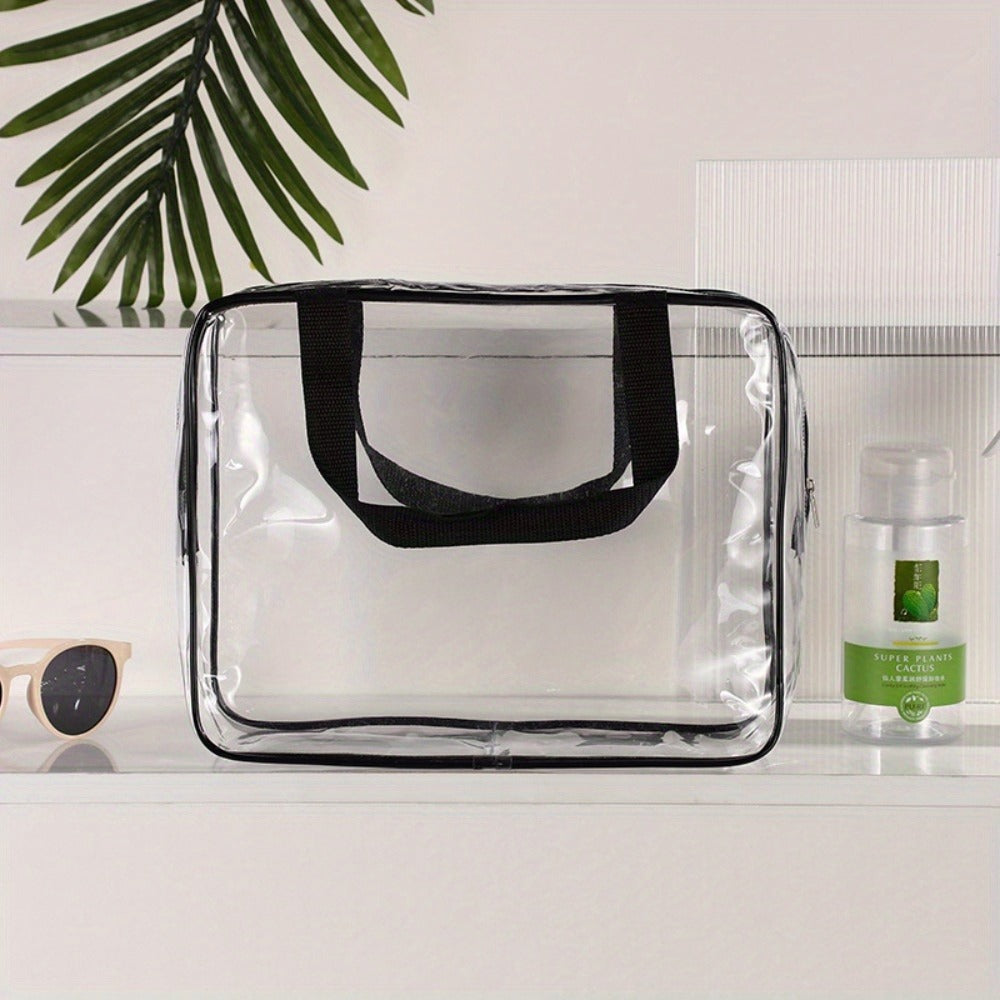 Travel Makeup Bag – 2 Pack, PVC, Clear, Transparent – detail view 7