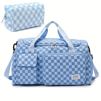 Blue Checkered