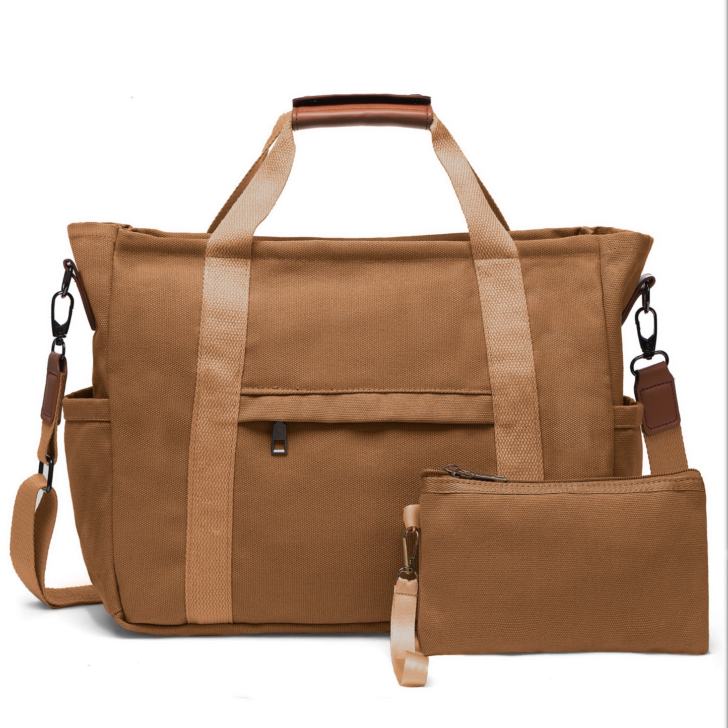 Travel Makeup Bag – 2PCS, Canvas, Multi-Pocket, for Travel & Work – detail view 37