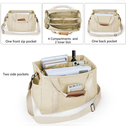Travel Makeup Bag – 2PCS, Canvas, Multi-Pocket, for Travel & Work – detail view 18