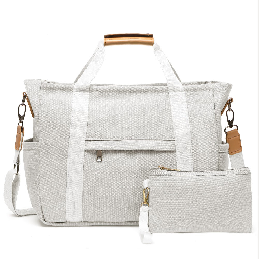 Travel Makeup Bag – 2PCS, Canvas, Multi-Pocket, for Travel & Work – detail view 4