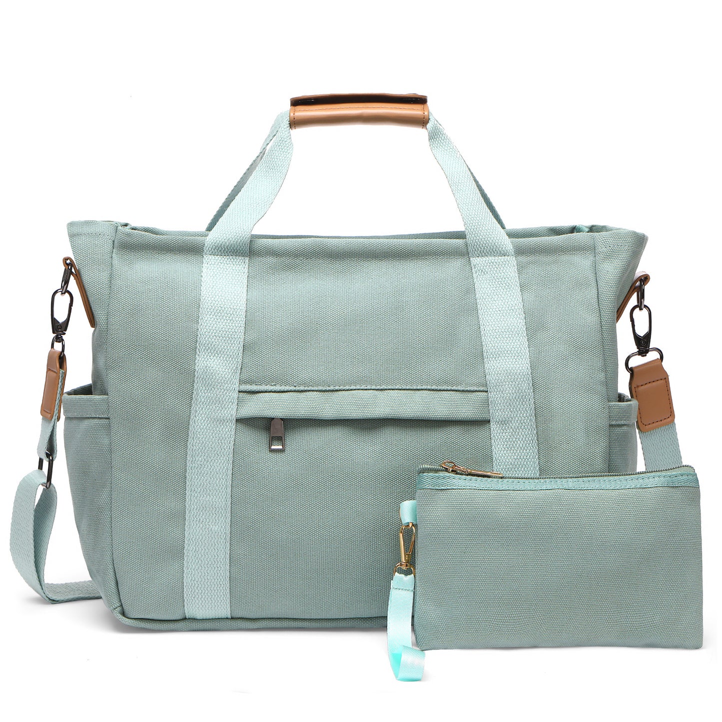Travel Makeup Bag – 2PCS, Canvas, Multi-Pocket, for Travel & Work – detail view 32