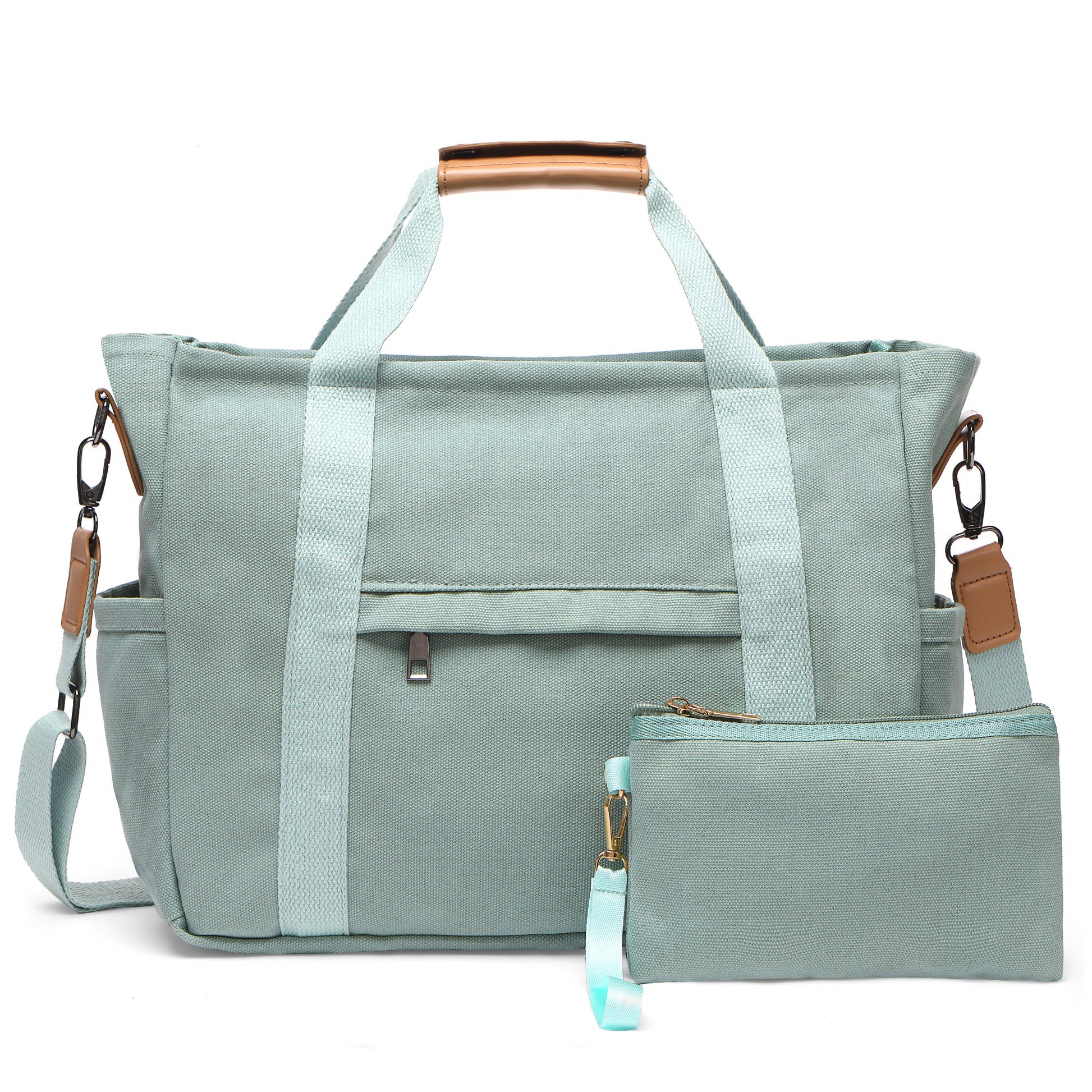 Travel Makeup Bag – 2PCS, Canvas, Multi-Pocket, for Travel & Work – detail view 32