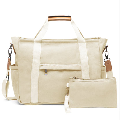 Travel Makeup Bag – 2PCS, Canvas, Multi-Pocket, for Travel & Work – detail view 34