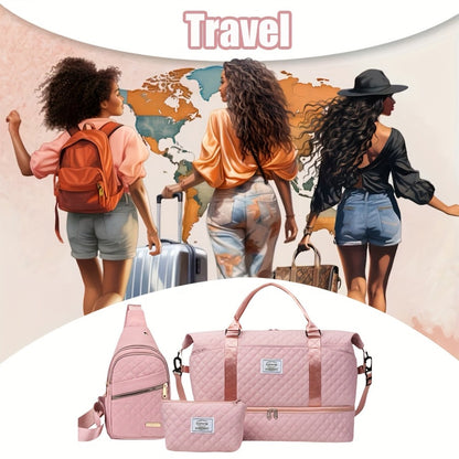 Travel Makeup Bag – 3 Piece, for Travel & Everyday Use – detail view 13