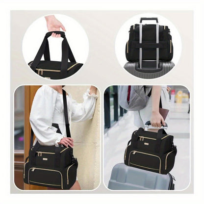 Travel Makeup Bag – for Travel, Large Double Layer Makeup Organizer – detail view 13