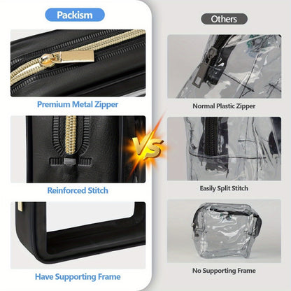 Travel Makeup Bag – Clear, Transparent, for Travel – detail view 12