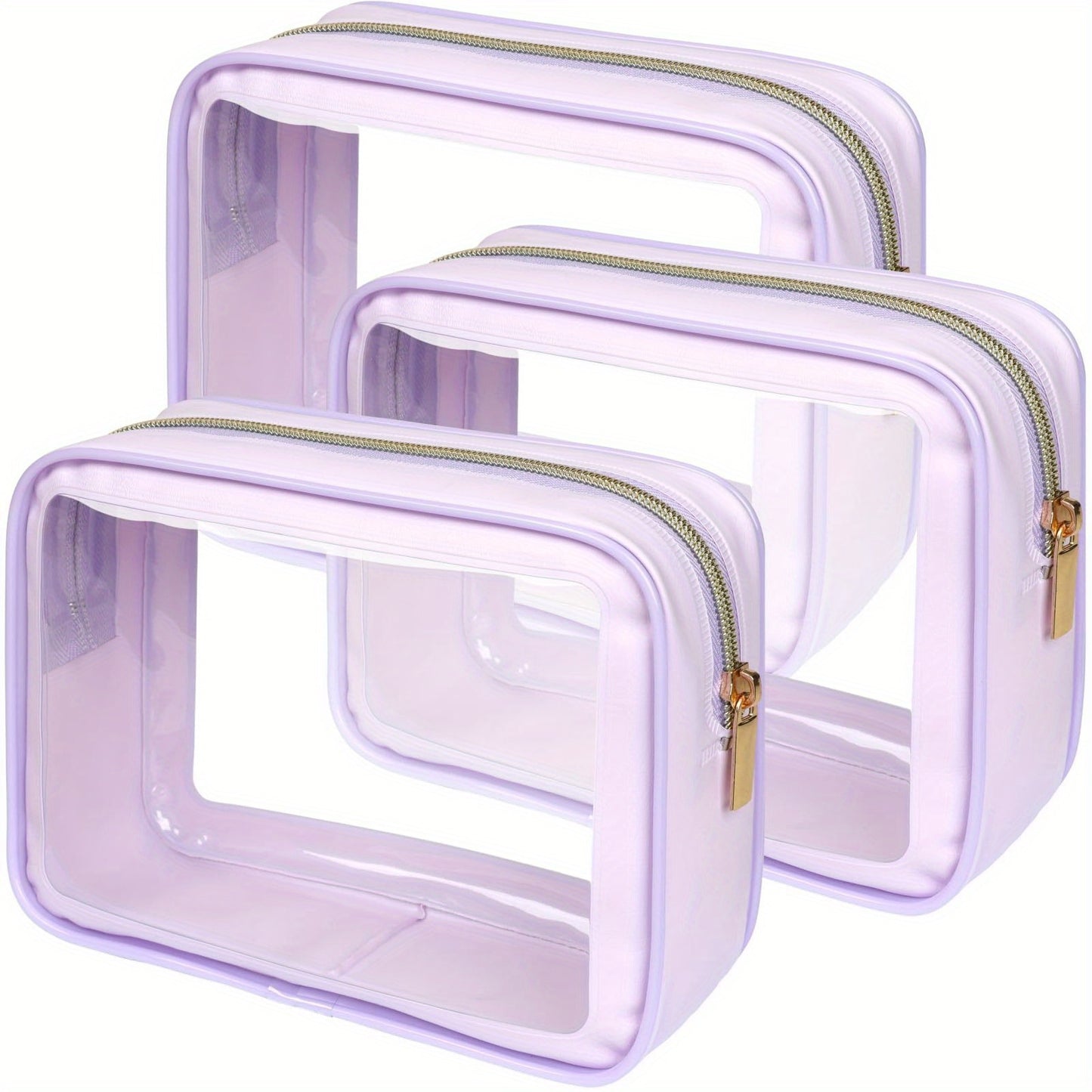Travel Makeup Bag – Clear, Transparent, for Travel – detail view 3