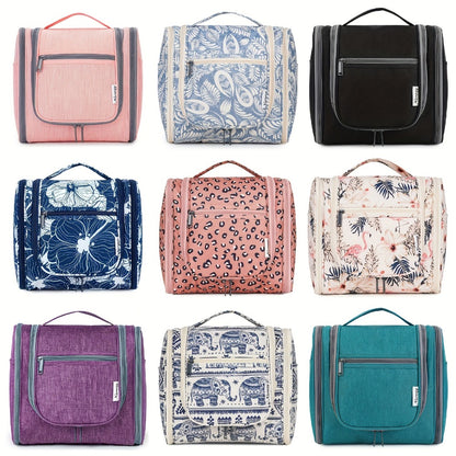 Travel Makeup Bag – 17 Colors, Large Capacity, Multi Pocket, Lightweight – front view