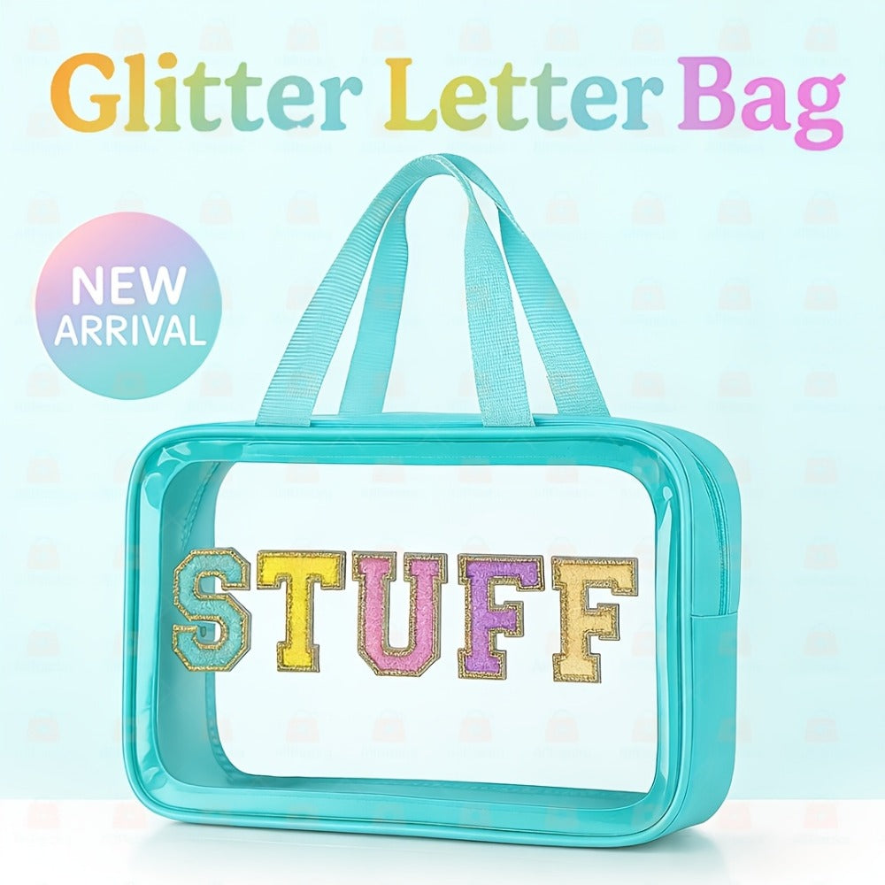 Travel Makeup Bag – PVC, Stuff Embroidered Pvc Makeup Portable – detail view 2