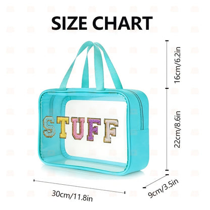 Travel Makeup Bag – PVC, Stuff Embroidered Pvc Makeup Portable – detail view 4