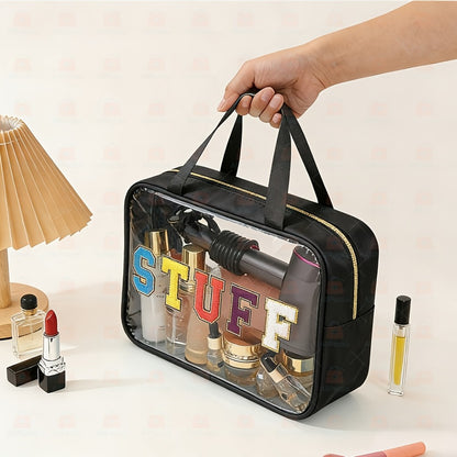 Travel Makeup Bag – PVC, Stuff Embroidered Pvc Makeup Portable – detail view 9
