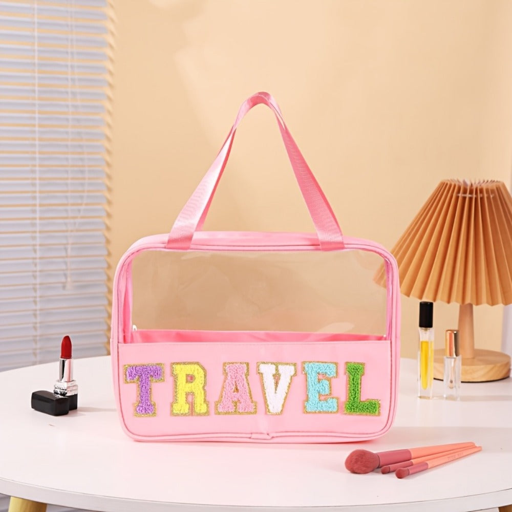 Travel Makeup Bag – PVC, Transparent, Clear, for Travel – detail view 5