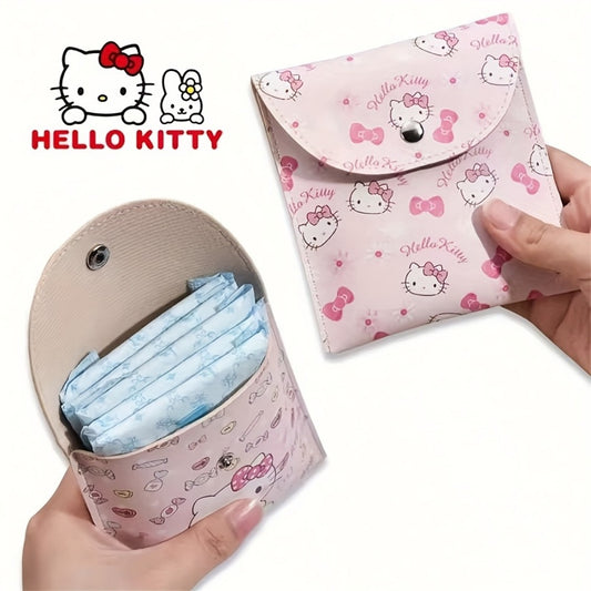 Travel Makeup Bag – for Travel, Sanrio Makeup Hello Kitty Kuromi – front view