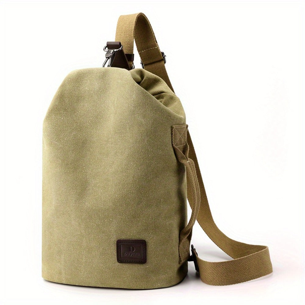 Men's Crossbody Bag – Canvas, Large Capacity, for Travel & Work – detail view 13