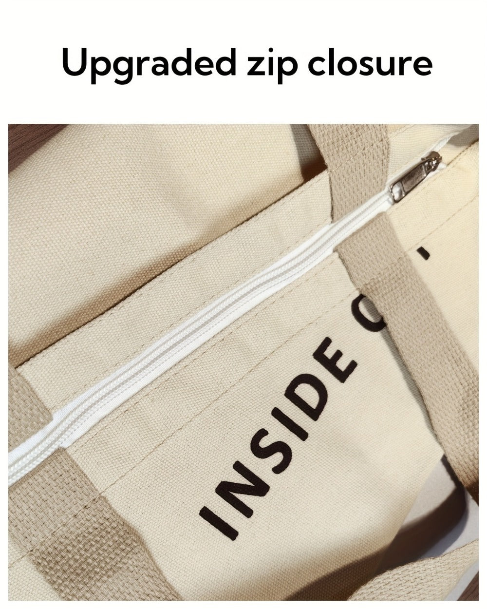 Men's Crossbody Bag – Canvas, Large Capacity, Adjustable Strap, for Travel & Work – detail view 15